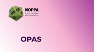 Noppa logo, opas