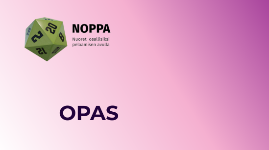 Noppa logo, opas